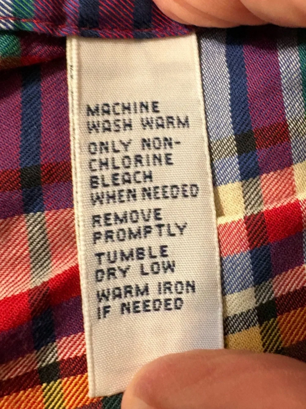 Ralph Lauren Classic Button Down Shirt Mens M Red Blue‎ Plaid Pony Cotton